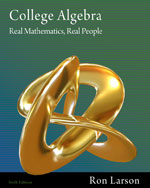 College Algebra: Real Mathematics, Real People 6e by Ron Larson