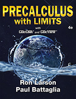 Precalc with Limits 4e by Ron Larson and Paul Battaglia