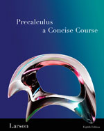 Precalculus: A Concise Course 2e by Ron Larson